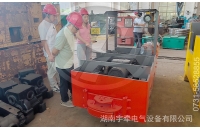 貴州金屬礦客戶來到湘潭電機(jī)車廠家進(jìn)行參觀考察